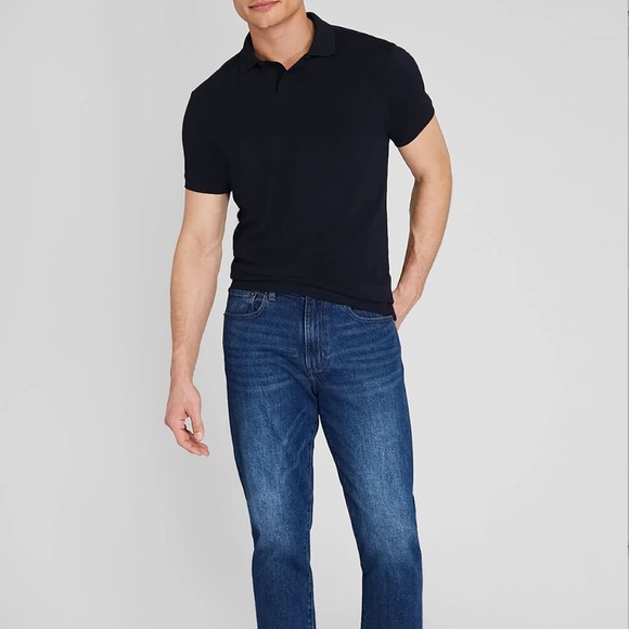Johnny Collar Polo - Brand New - NEVER WORN - Navy